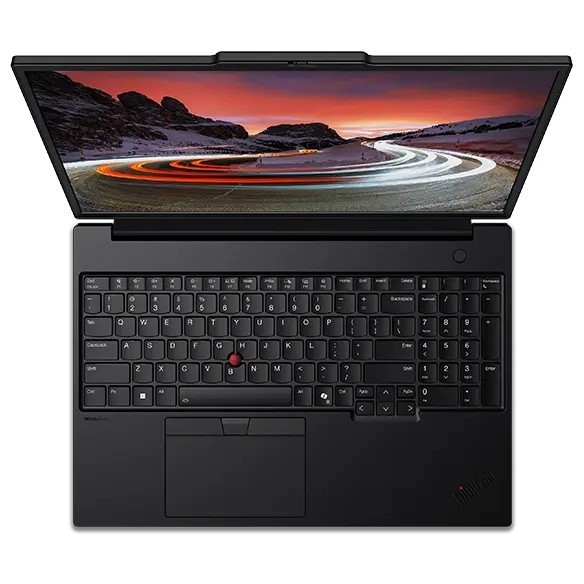 Lenovo ThinkPad P16s G3 (Intel), Black, Core Ultra hinten