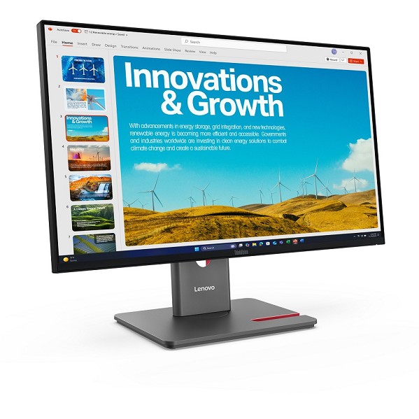 Preview: Lenovo ThinkVision P24QD-40 LED display 60,5 cm (2 links
