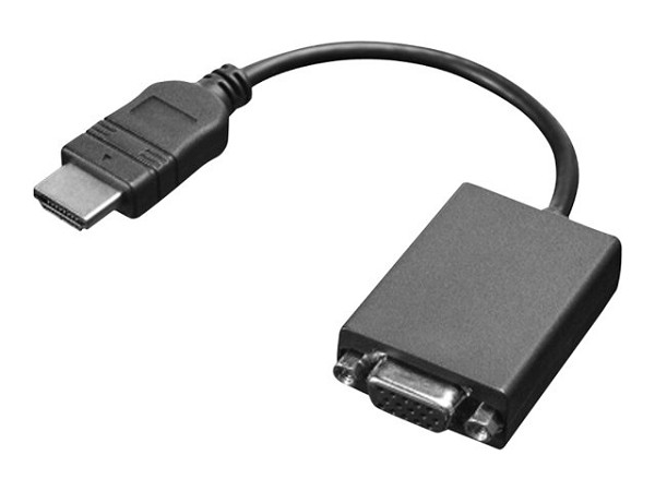 Lenovo Videoadapter - HDMI / VGA - 20 cm  vorne