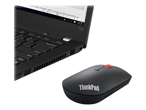 Lenovo ThinkPad Silent - Maus - Bluetooth 5.0 - Ir innen