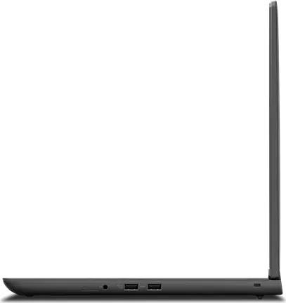 Lenovo ThinkPad P16v G1 (AMD), Thunder Black, Ryze unten