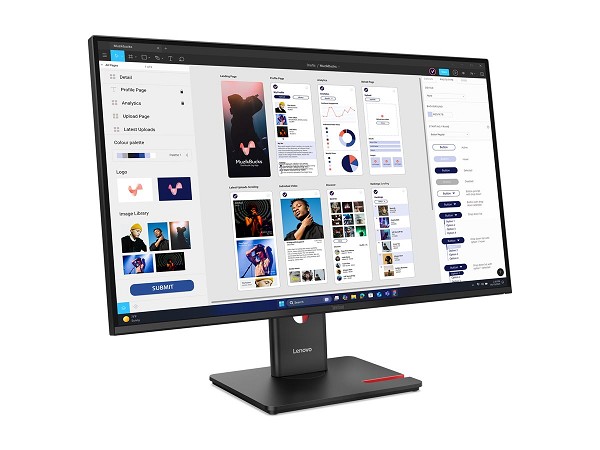 Preview: Lenovo ThinkVision T32UD-40 - LED-Monitor - 81.3 c rechts