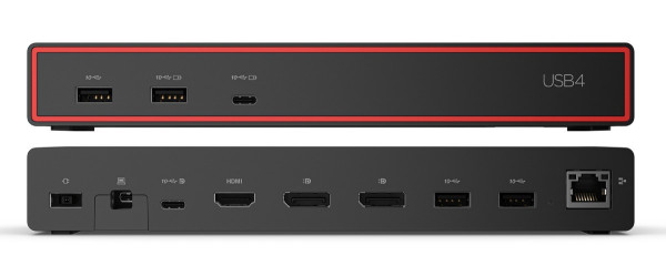 Preview: Lenovo ThinkPad USB4 Dock 5000 - Germany hinten