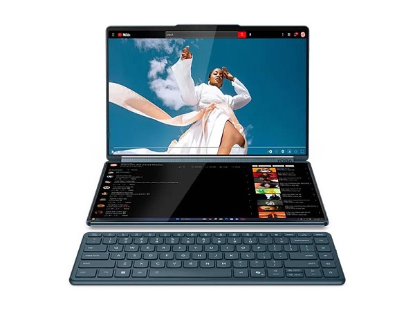 Preview: Lenovo Yoga Book 9 14IAH10 - Tablet - Flip-Design hinten