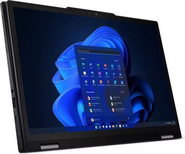 Lenovo ThinkPad X13 Yoga G4 Deep Black, Core i5-13 vorn links