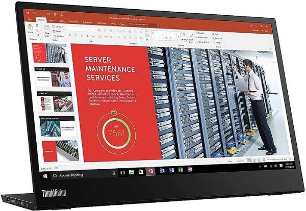 Preview: Lenovo ThinkVision M15 - LED-Monitor - Full HD (1080p) - 39. hinten