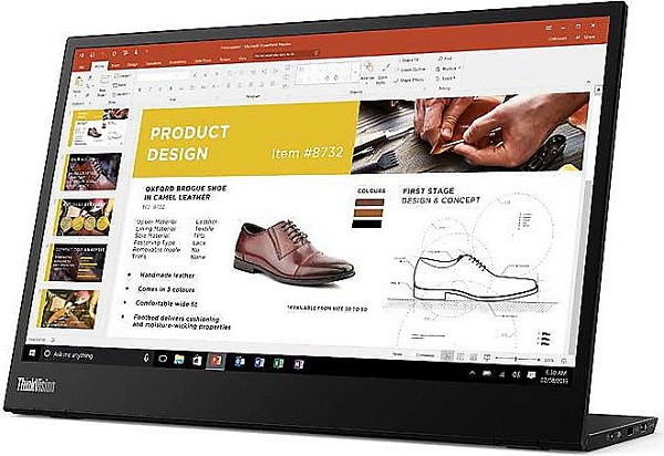 Preview: Lenovo ThinkVision M15 - LED-Monitor - Full HD (1080p) - 39. links