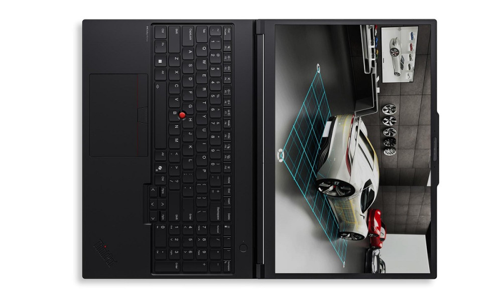 Lenovo ThinkPad P16 Gen 3, 16", Core Ultra 9 275HX, 96 GB RA hinten