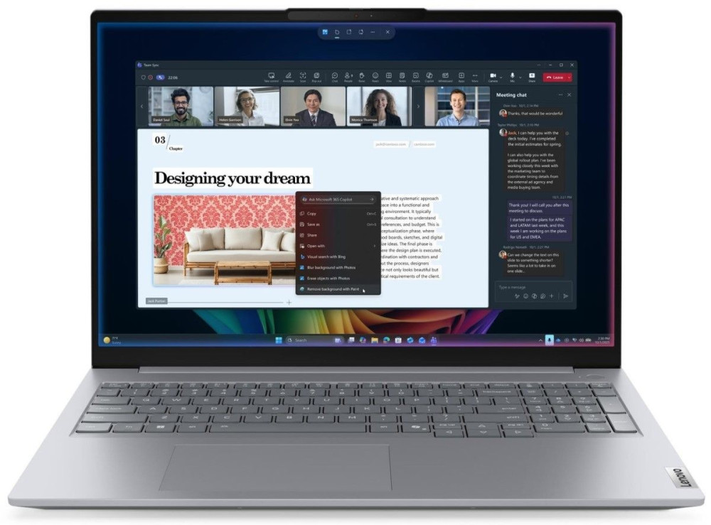 Lenovo ThinkBook 16 G9 IPL - 16", Intel Core Ultra 7 355, 16 GB R 521