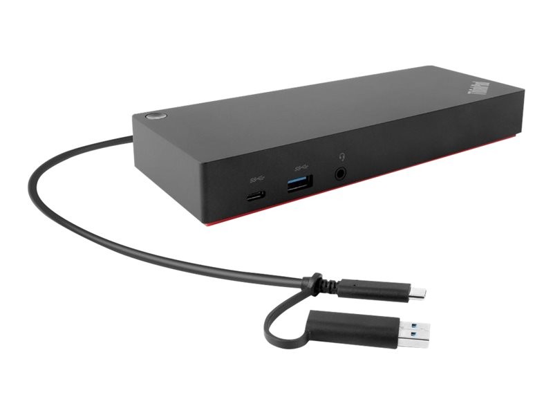 Lenovo ThinkPad Hybrid USB-C with USB-A Dock - Doc hinten