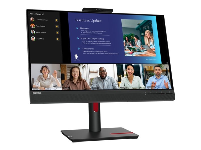 Lenovo ThinkVision T24v-30 - LED-Monitor - Full HD (1080p) - oben