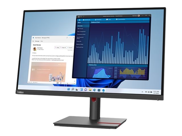 Lenovo ThinkVision T27p-30 - LED-Monitor - 4K - 68 hinten