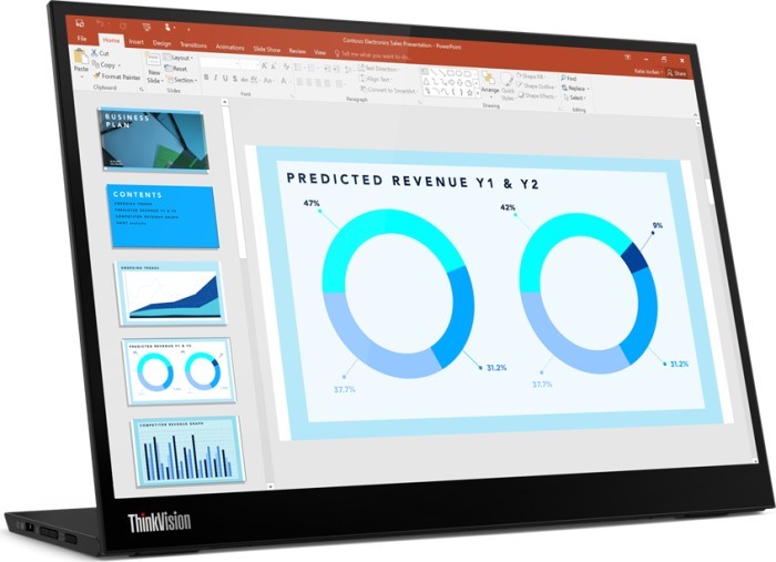 Lenovo ThinkVision M14d, 14" vorne