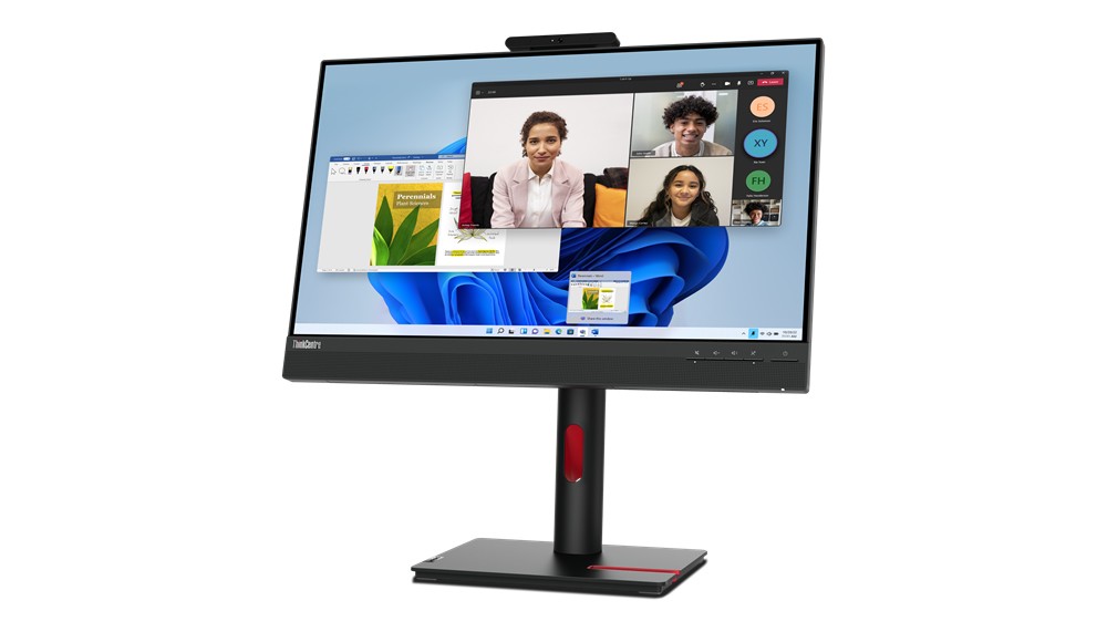 Lenovo ThinkCentre Tiny-In-One 24 60,5 cm (23.8 Zo hinten