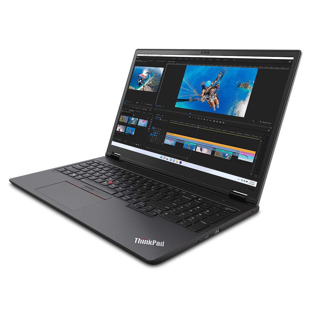 Lenovo ThinkPad P16v G2 (Intel) Black, Core Ultra oben