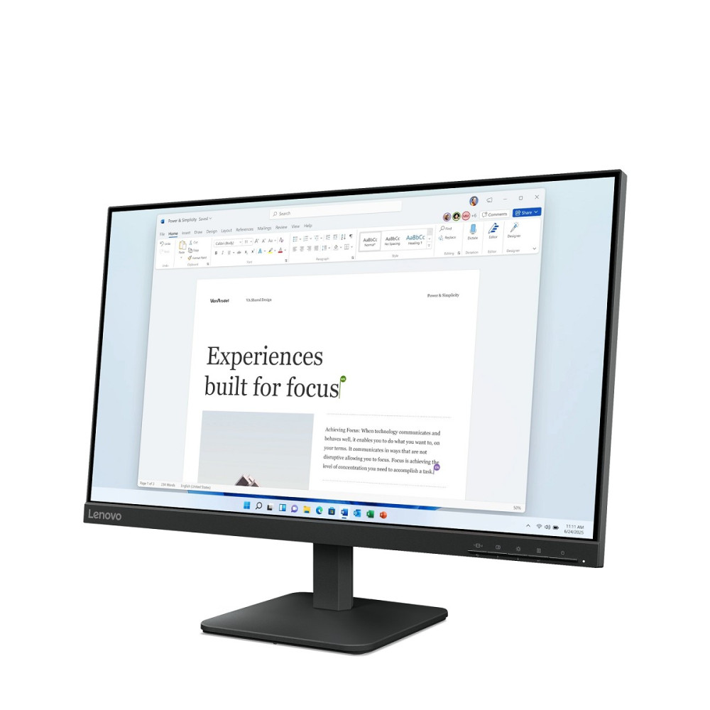 Lenovo L24-4e Computerbildschirm 60,5 cm (23.8") 1 links