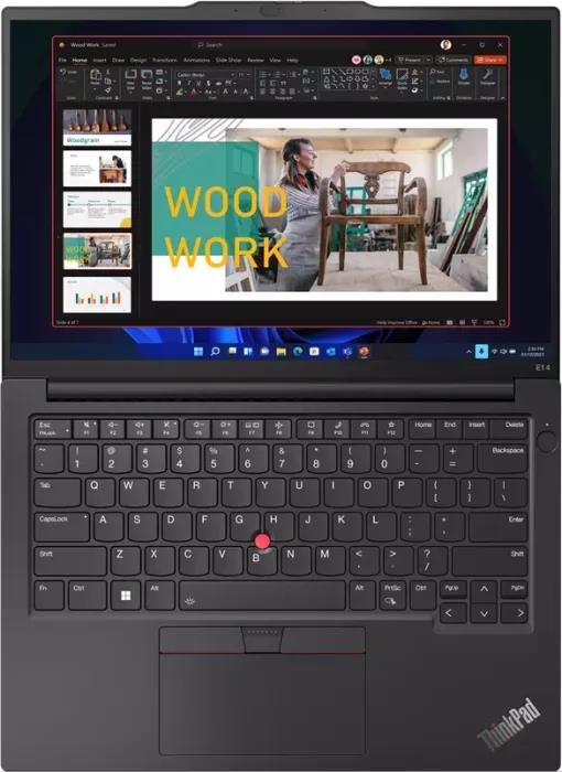 Lenovo ThinkPad E14 G5 (Intel) - Aluminium, Core i hinten