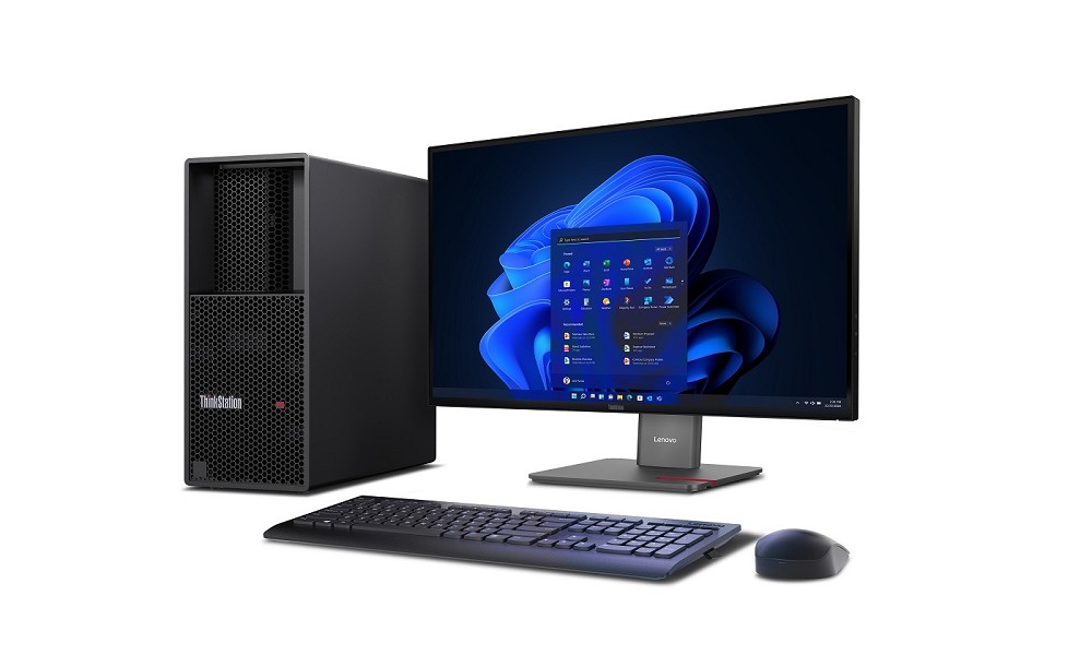 Lenovo ThinkStation P3 Tower Gen 2 Intel Core Ultr vorn rechts