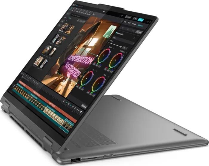 Lenovo Yoga 7 14IML9 Storm Grey, Core Ultra 5 125H, 16GB RAM vorn links