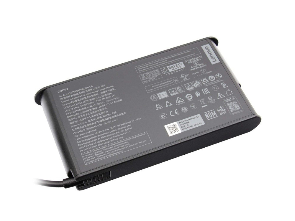 Lenovo ThinkPad 230W Slim AC Adapter (Slim-tip) hi hinten